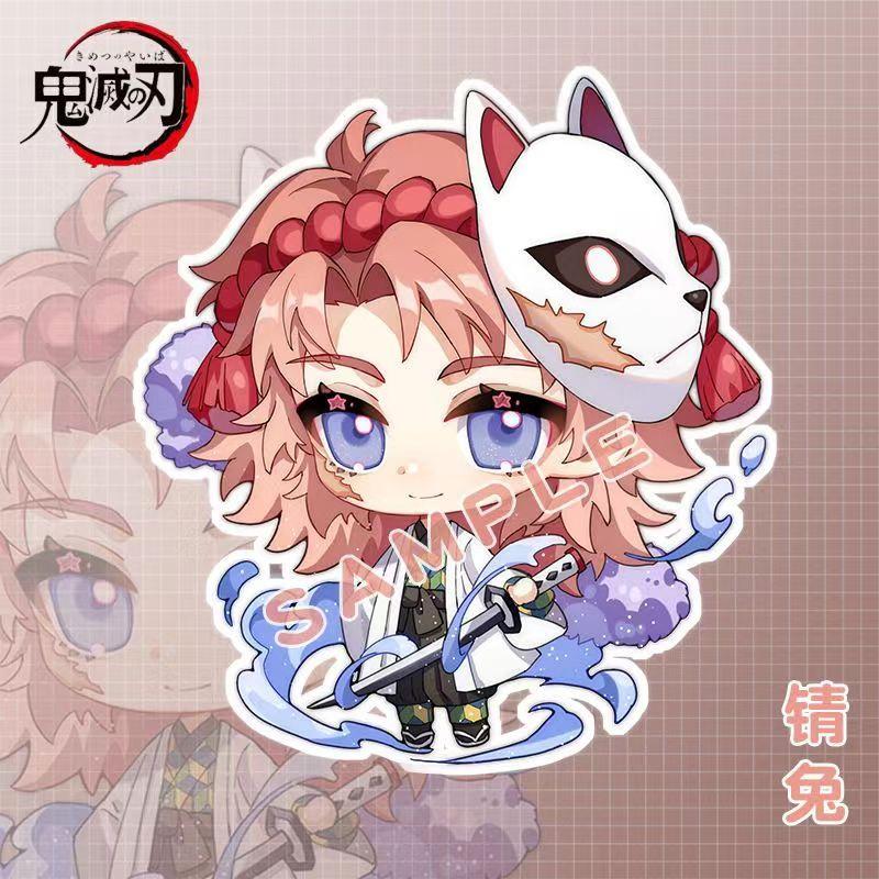 Клинок Демонов Kimetsu No Yaiba Призрак Брелок Акриловый Подвеска Брелок для ключей автомобиля Поклонники Рождественский Подарок Кукла-игрушка аниме для детей Носить Мини Легкий Портативный