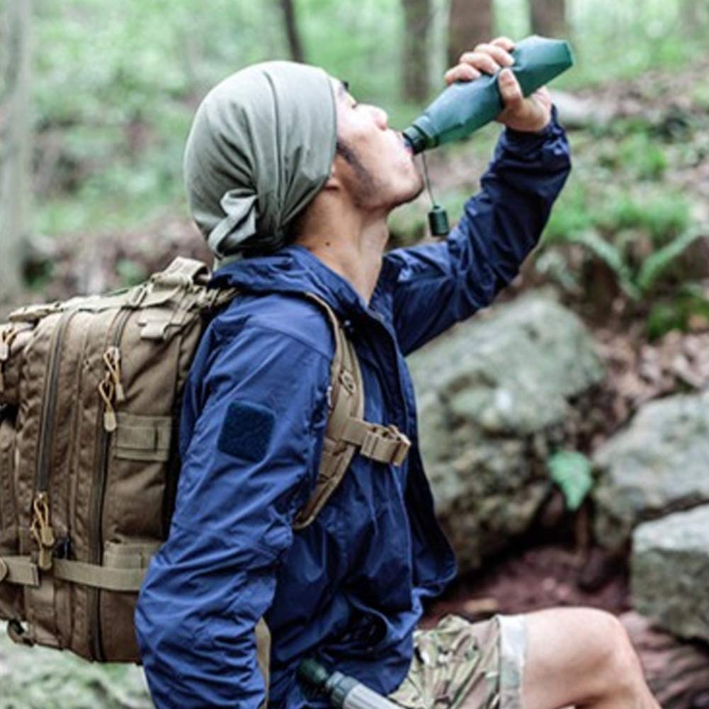 Cangad Складная ТПУ Водный спорт Водный туризм Гидратация Переноска воды Идеально для и Легко 500 мл Бутылка, Бутылка, Сумка, Сумка, Кемпинг, Велоспорт, Пеший туризм,