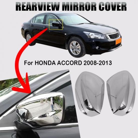 Для 2008 2009 2010 2011 2012 2013 Honda Accord Хромированные накладки на зеркало заднего вида