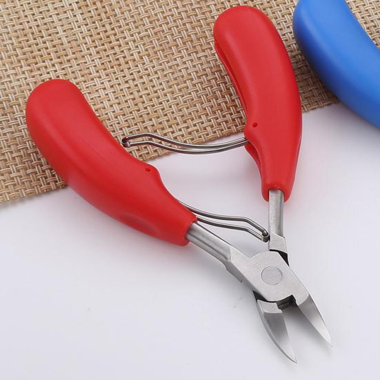 Профессиональные кусачки для вросших ногтей, изогнутая конструкция клюва, набор для стрижки ногтей для толстых/вросших ногтей, инструмент для точного маникюра и педикюра для домашнего салонного использования