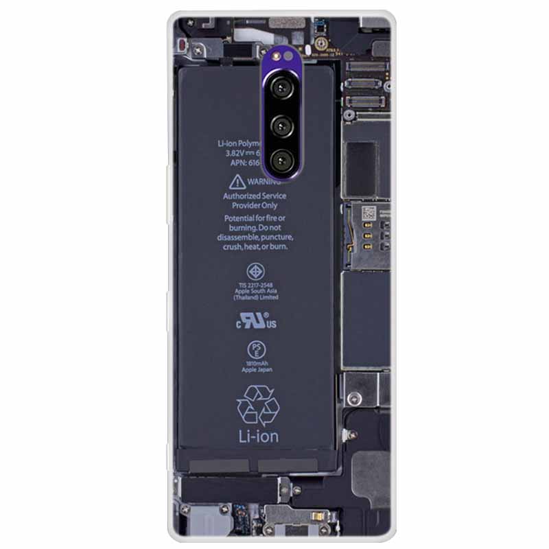 Чехол для Sony Xperia 1 Роскошные Животные Прозрачная Крышка для Sony Xperia1 XZ4 SO-03L SOV40 J8110 J9150 J8170 Корпуса Чехлы для Телефона