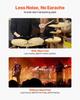 Cymbal Pack 6 Pieces Cymbal Set 10 14 16 18 20 Inches Cymbals for Drum