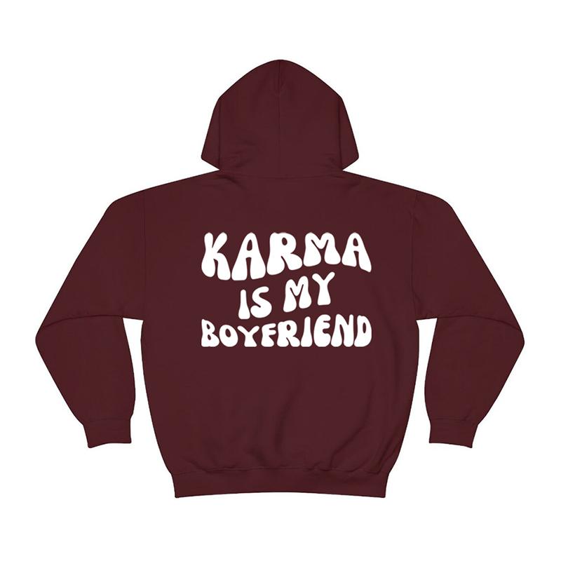 Толстовка Karma Is My Boyfriend с капюшоном в стиле Midnights Meet Me At Midnight Lyric Hodoies Kawaii Harajuku Tops