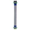Удлинительный кабель PCIE 1X Riser Card Extender DoubleSpeed Male-Female Адаптер Ленточный EP051