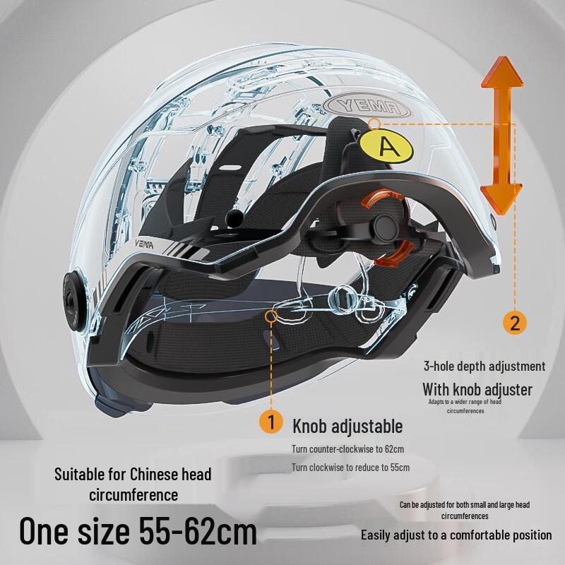 YEMA 370S Летний Полулицевой Шлем для Электромобиля