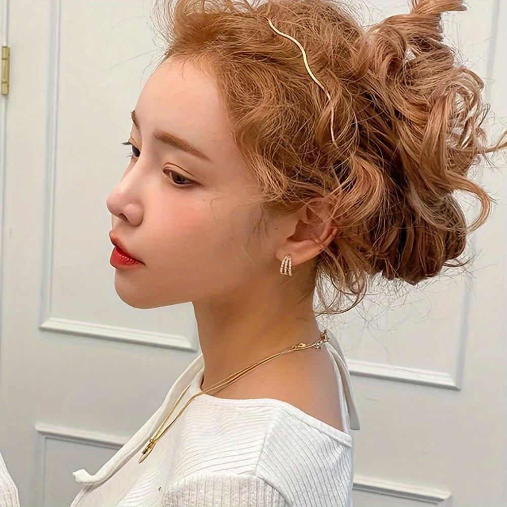Elegant Wavy Hairband Hair Hoop Daily Fashion Accessory for Women Simple Chic Style