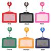 No Zipper Office Supplies Tag ID Card Holder Protective Shell Badge Case Credit Card Holder