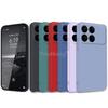 Чехол для Xiaomi POCO F8 Pro, чехол из жидкого силикона, однотонный чехол-крышка для POCO F8 Pro, мягкий ТПУ, противоударный защитный чехол-крышка для POCO F8 Pro