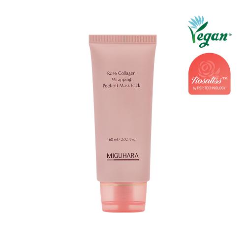 Miguhara Rose Collagen Wrapping Peel-Off Mask Pack 60ml