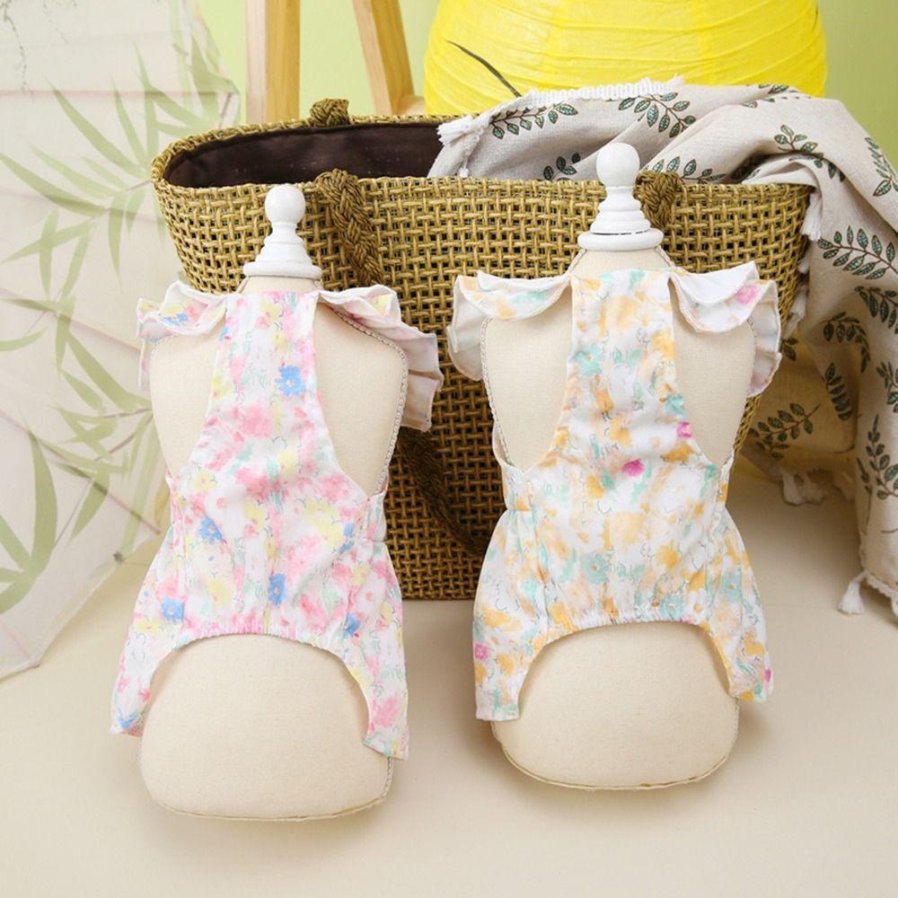 Многоразовое платье принцессы для собаки Дышащее летнее платье для собаки Прелестная одежда для щенка Лето