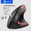 2.4G Vertical Wireless Bluetooth 5.0 Mouse Ergonomic Rechargeable Mouse RGB 1600 DPI Silent Mice for PC Laptop Desktop