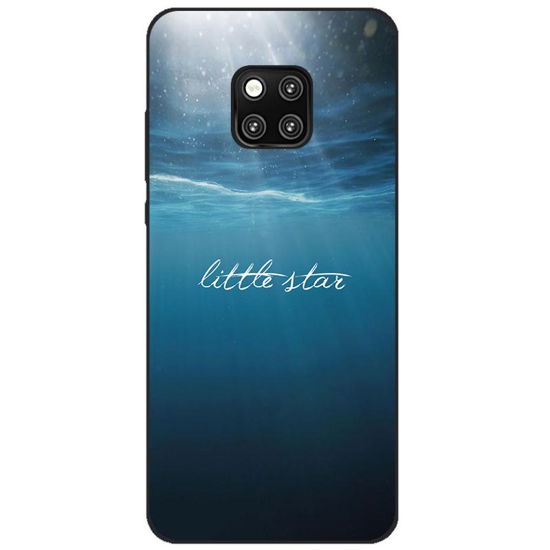 Case For Huawei Mate 20 pro case cover Silicone bumper on For Huawei Mate 20 pro Cover Coque Capa for mate20 flower