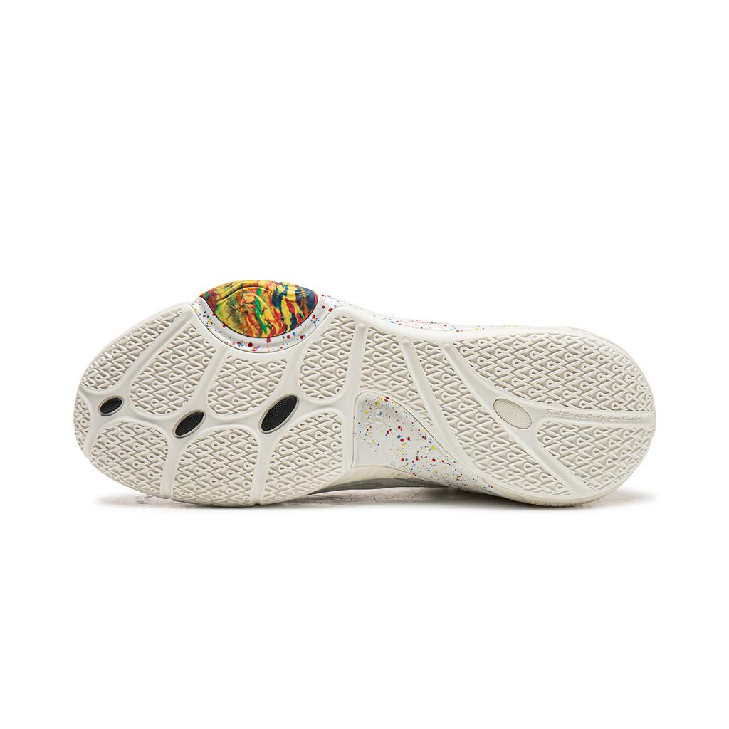 Li Ning DLO1 Амортизирующие Скользкие Устойчивые к Истиранию Упругие Низкие Баскетбольные Кроссовки Мужские Шампанское Белый ABPV009-19