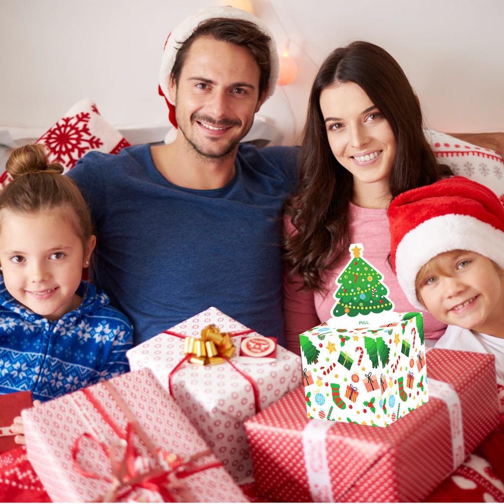 Theme Christmas Money Box With Tree Design For Festive Celebration Exchange Gift