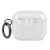 Etui do AirPods 3 Karl Lagerfeld Glitter Choupette Srebrne