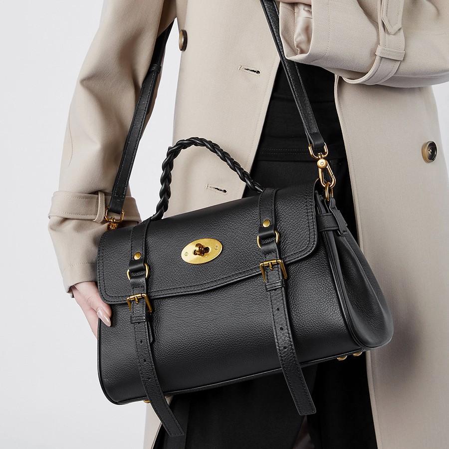 Genuine leather messenger bag, cowhide handbag, shoulder bag, crossbody bag, tote bag for women, 2025 new model, versatile commuter briefcase