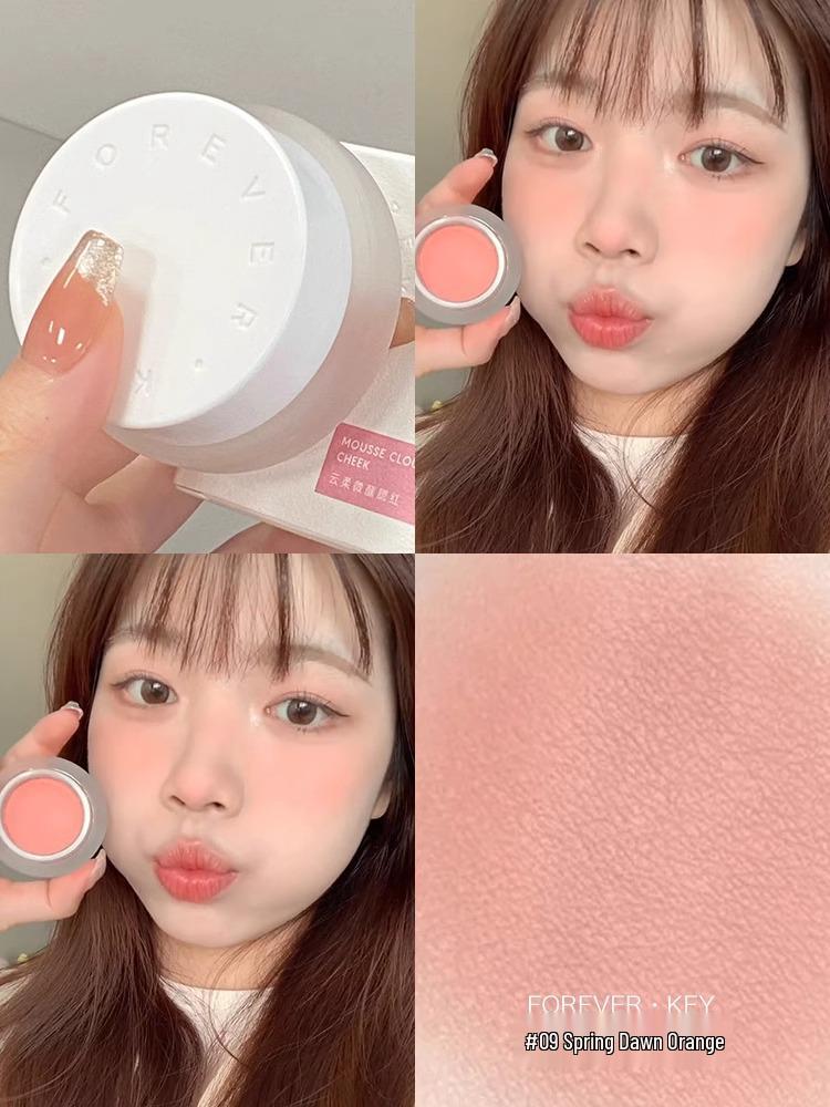 Foreverkey Расширяющийся румяна и тинт для губ 4г: Кремовые румяна и тинт для губ двойного назначения