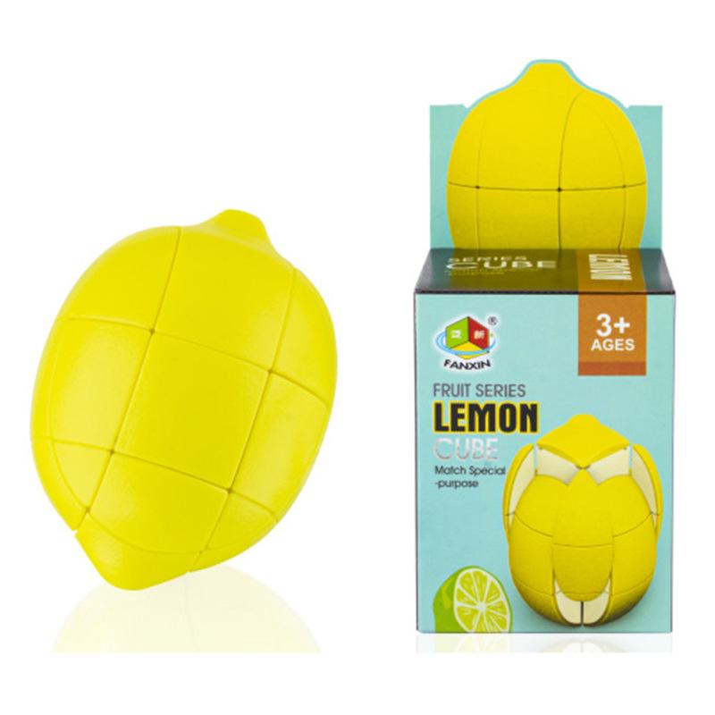 3x3 фруктовый волшебный кубик, лимон, апельсин, банан, персик, груша, скоростной куб, детские развивающие игрушки-головоломки