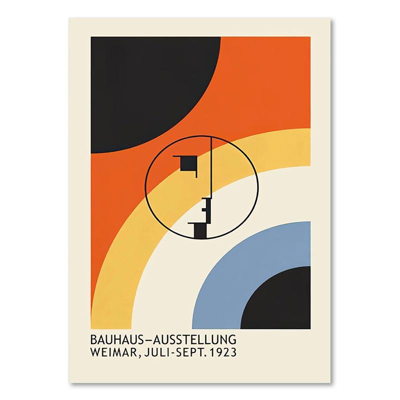 Абстрактные постеры и принты с геометрическими линиями в стиле Баухаус, модные современные скандинавские настенные картины на холсте, картины для декора гостиной