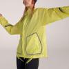 adidas Полосатая спортивная куртка с капюшоном для бега женская куртка желтая HS8197