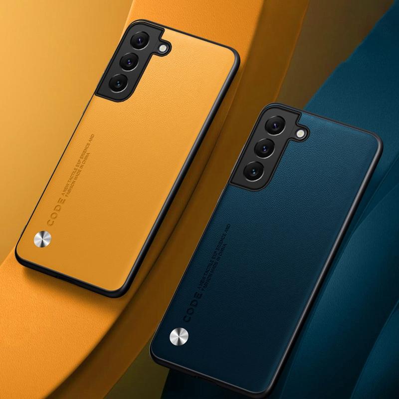 Роскошный кожаный чехол для Samsung Galaxy S21 FE S22 S23 Plus, силиконовый защитный чехол для телефона Samsung S21 S22 Ultra Coque