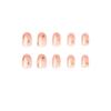 24 Pieces Wearing Nail Piece Star Moon Nail Patch Wearable Nail Piece Short Nail Piece False Nail