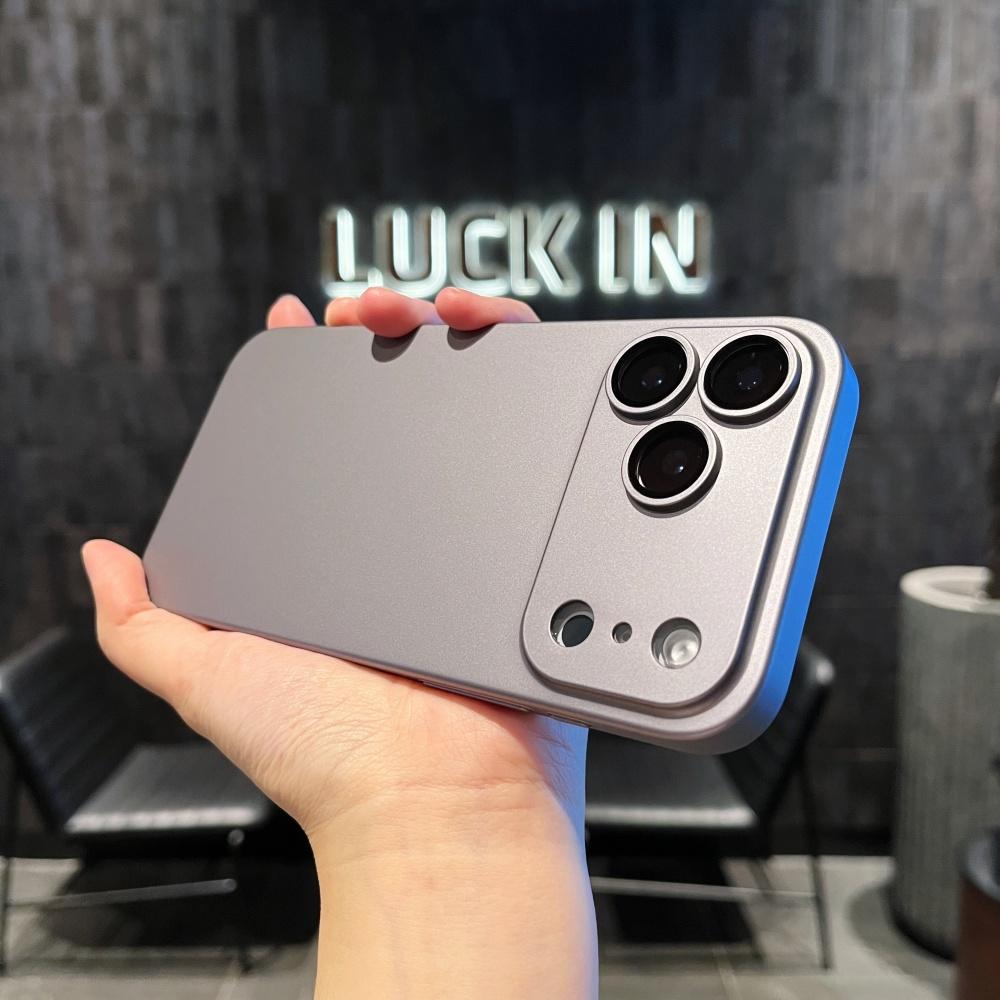 Luxury Plating Color Ultra Thin Matte PC Case for iPhone 17 Air 16 15 14 13 12 11 Pro Max Glass Camera Protecti Shockproof Cover