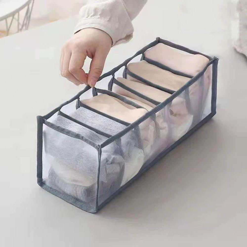 Divider Box Underwear Drawer Organizer Foldable Drawer Divider Storage Box Underpants Storage
