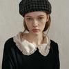 Poesiedame DOME BERET_tweed Black