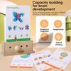 Логическая игра-головоломка Развивающий набор игрушек для детей Игра на разблокировку логики Занятия по изучению алфавита Развитие дошкольных навыков