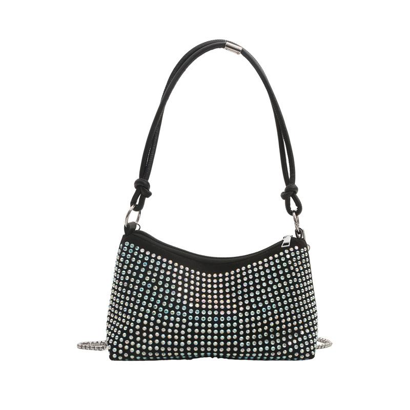 Сумки с бриллиантовой инкрустацией, женская мода и дорогие сумки через плечо в иностранном стиле, универсальные сумки-мессенджеры для весны и лета