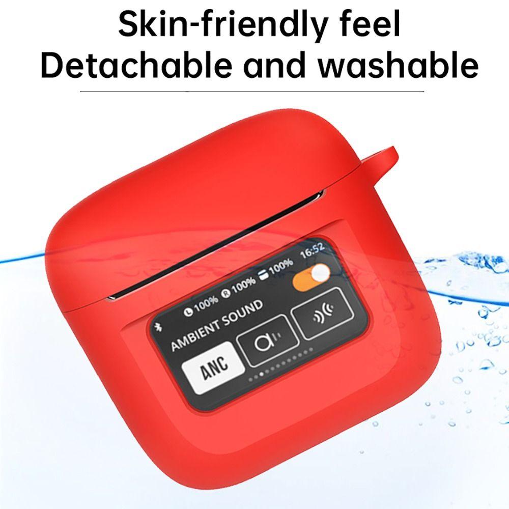 Силиконовый чехол для беспроводных наушников, противоударный чехол для зарядки для JBL Tour Pro 2 Home