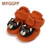 MYGGPP Осенне-зимняя детская хлопковая обувь Теплая обувь Детская обувь Мягкая подошва 0-1 год Обувь для малышей