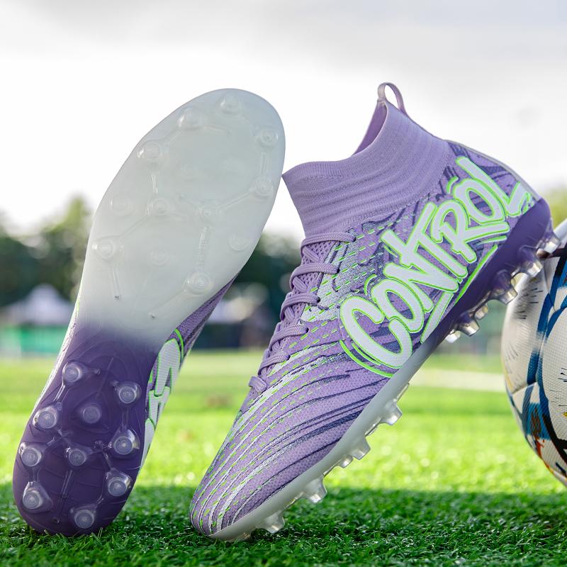 Новые мужские футбольные бутсы Нескользящие футбольные кроссовки Для улицы Дропшиппинг Футзал Матч Тренировка Профессиональные Унисекс Спортивные кроссовки FG/TF