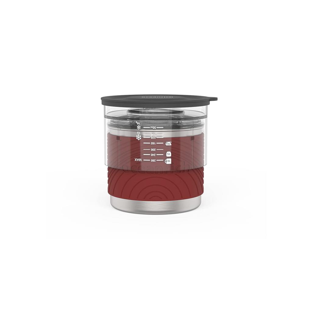 Ocean Rich Electric Coffee Maker Cordless Oceanrich X7 Cordless Type Coffee Maker Compact Outdoor Specification Stainless Steel Mug Included Red