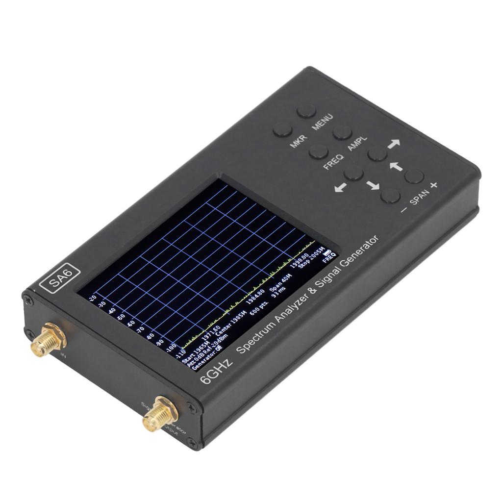 3,2-дюймовый цветной сенсорный экран 6 ГГц анализатор спектра SA6 генератор сигналов для Wi-Fi 2G 4G LTE CDMA