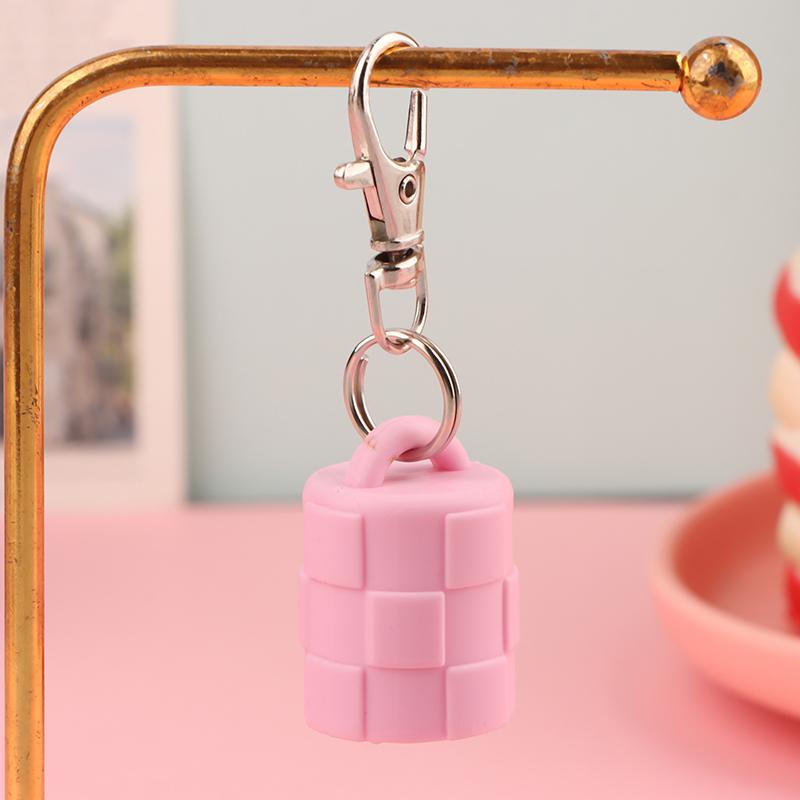 1/3 шт. Силиконовые крышки для брелока для блеска для губ для женщин, удобные для путешествий, аксессуары для косметических продуктов, дорожный аксессуар для макияжа