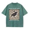 2026 Unisex Crows Before Bros Funny Meme T Shirt Vintage Nature Bird Print Oversized Loose Short Sleeve Streetwear Casual Tops