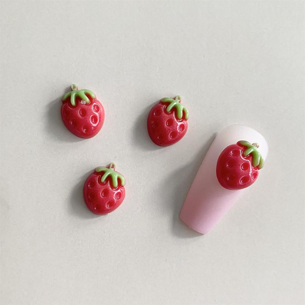 30 шт./партия, кабошон из смолы с плоским дном в виде клубники/винограда, пищевые художественные принадлежности, украшения, амулеты, поделки
