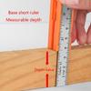 Rafter Square with Level Carpenter Square Triangle Square Square Ruler Layout