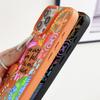 Чехол с мультяшным узором Огненный Шар для iPhone 17 Pro Max iPhone 16 Pro Max 15 14 13 12 11 16E Air Люксовая Силиконовая Крышка с Текстурой Кожи