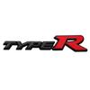 3D Металлическая эмблема Type R для решетки радиатора, значок на крышку багажника, наклейки для Honda Civic TYPER CRV HRV Accord Fit, Автоаксессуары