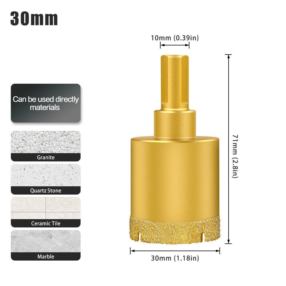 Многофункциональное сухое сверло для плитки: мрамор, керамогранит, гранит и стекло — идеально подходит для легкого сверления отверстий