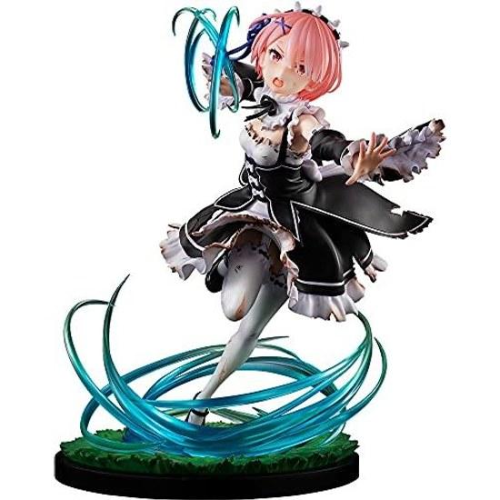 KDcolle ReZero: Жизнь с нуля в другом мире Рам Росваал Версия для битвы 1/7 Масштаб ПВХ АБС Окрашенная Полная фигурка KK34751