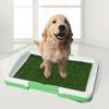 New Reusable, Washable, Splashproof Artificial Grass Dog Potty Training Toilet for Dogs - Pet Supplies Puppy Pad Tray, Pet Dog T