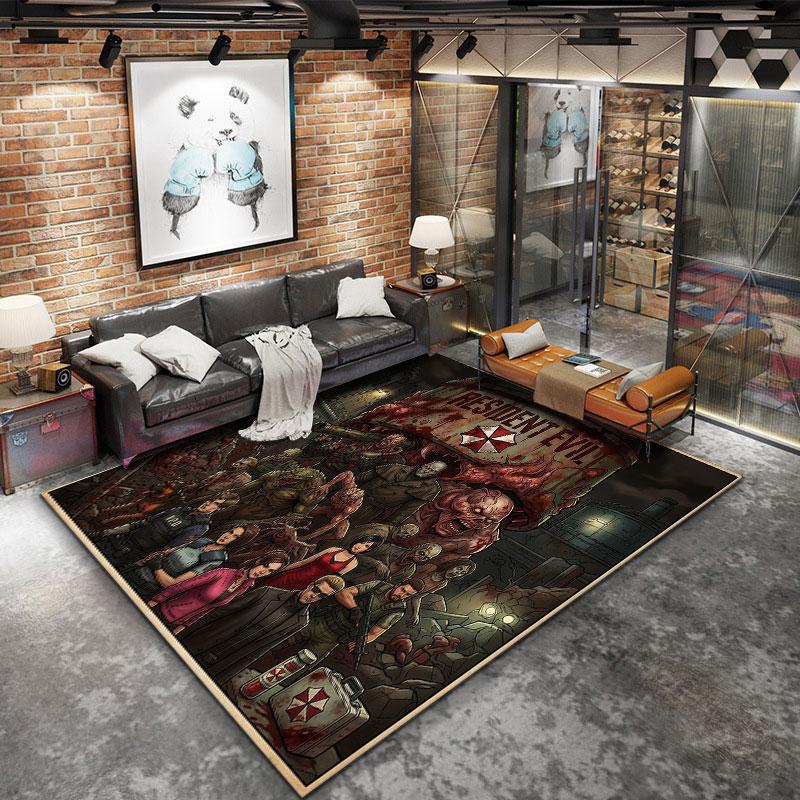 Resident Evil Carpet Rug For Living Room Bedroom Home Sofa Decoration Kids Play Nonslip Floor Mat