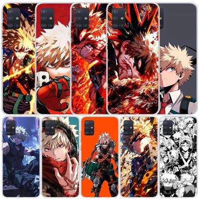 Бактего Кацуки MHA Моя геройская академия Мягкий чехол для Samsung Galaxy A12 A22 A32 A52 A72 A02S Чехол для телефона Note 20 Ultra 10 S10 Plus A51 A71