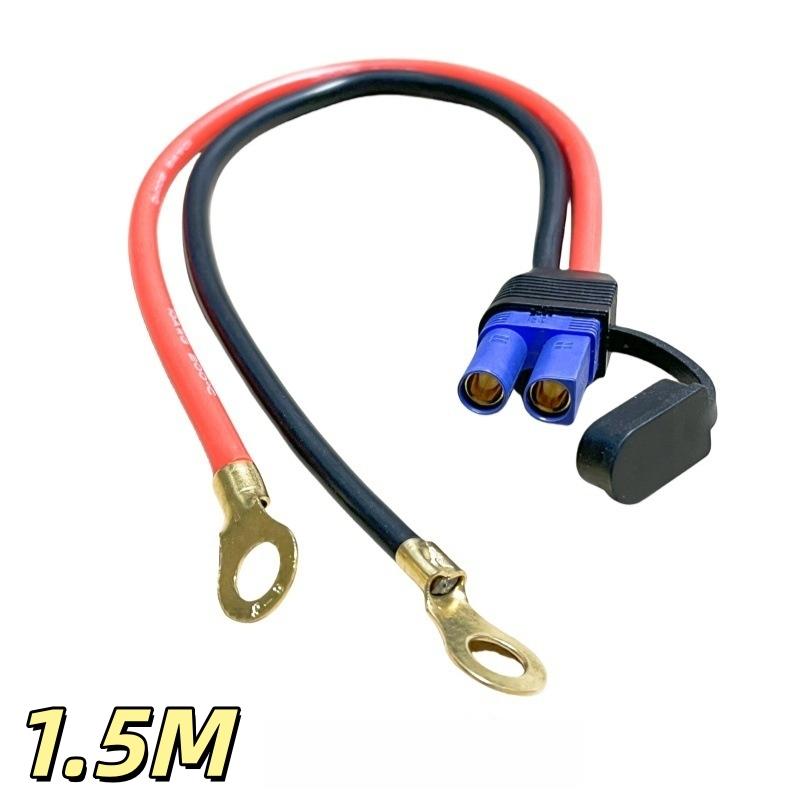 100 Вт Ec5 Провода для аварийного запуска мотоцикла Высокомощный 10AWG Силиконовая линия Ec5 Штекер папа/мама к кабелю подключения с клеммой типа O