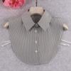 Korean Style Lapel Fake Collar for Women Removalbe False Collar Blouse Faux Cols Clothes Female Detachable Collars