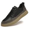 Men Genuine Leather Shoes Lace Up Flats Men Casual Fashion Sneakers Vintage Men's Shoes